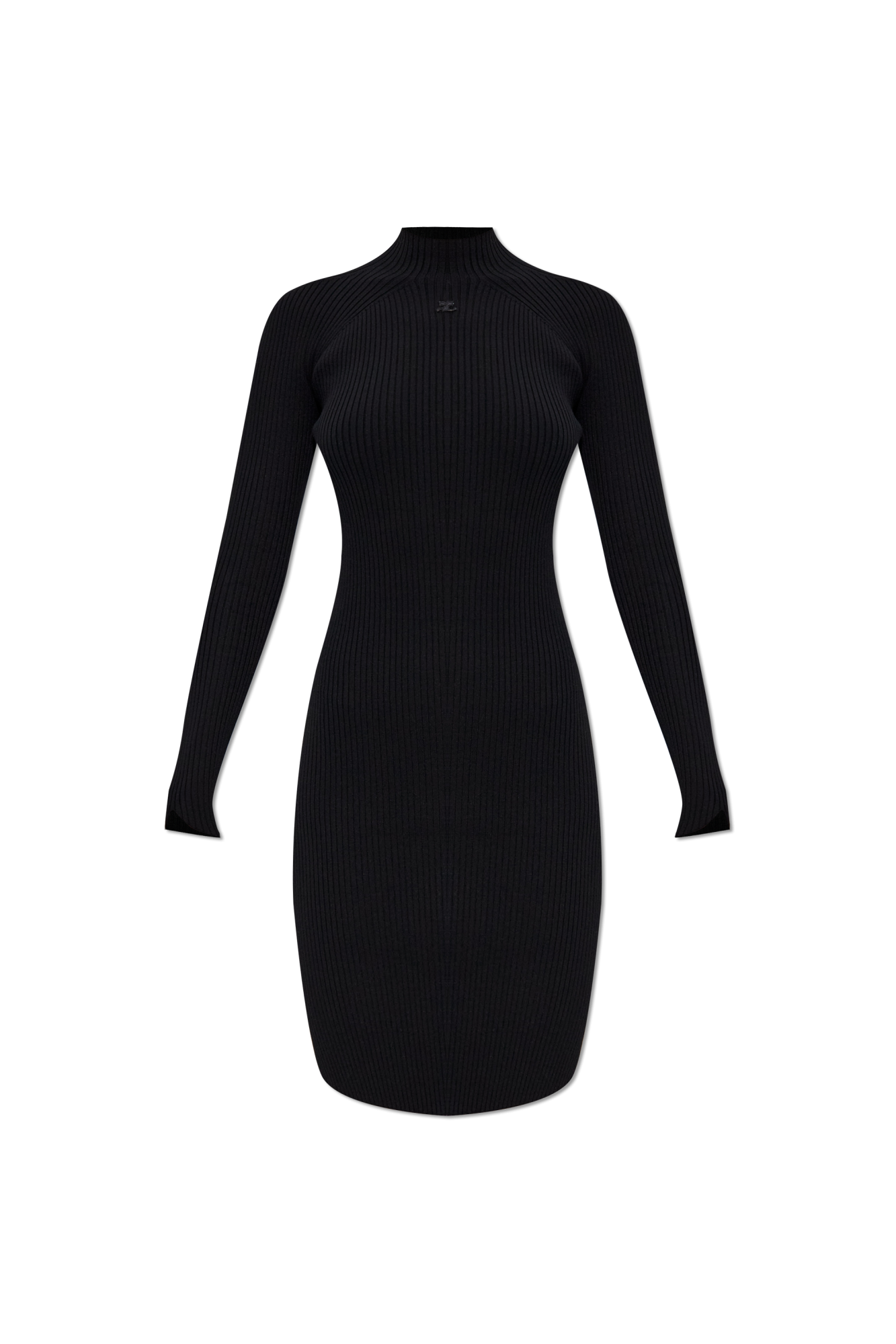 【関税&送料込】Courreges Black Ribbed Mini Dress Courrèges Ribbed dress | Women's Clothing | Vitkac